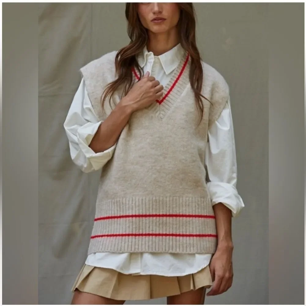 Free People All Star Stripe Poncho